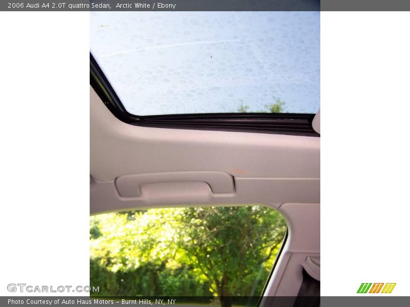 Arctic White / Ebony 2006 Audi A4 2.0T quattro Sedan