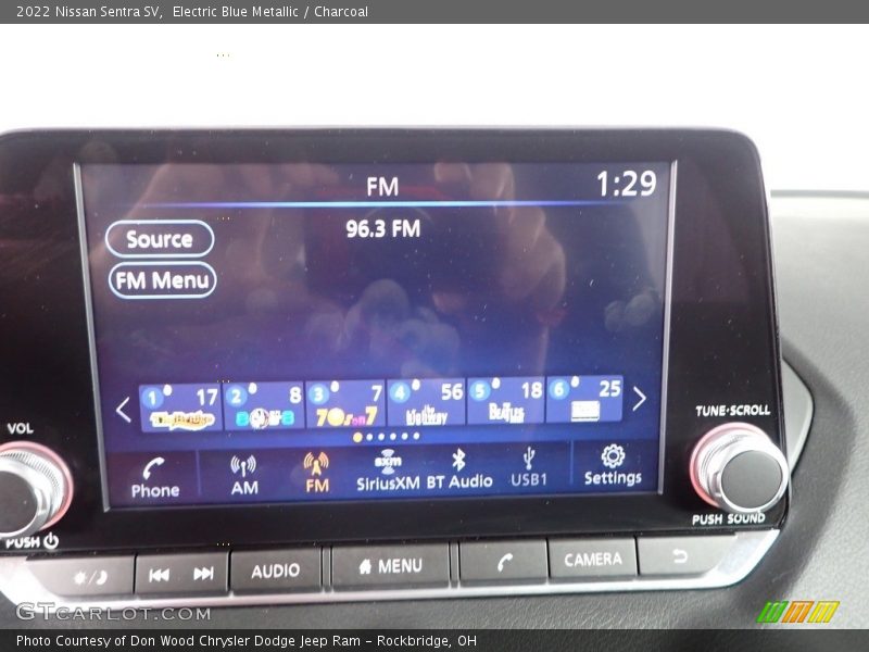 Electric Blue Metallic / Charcoal 2022 Nissan Sentra SV