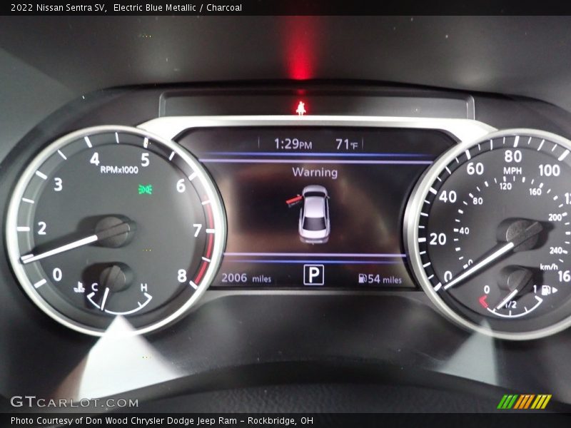  2022 Sentra SV SV Gauges