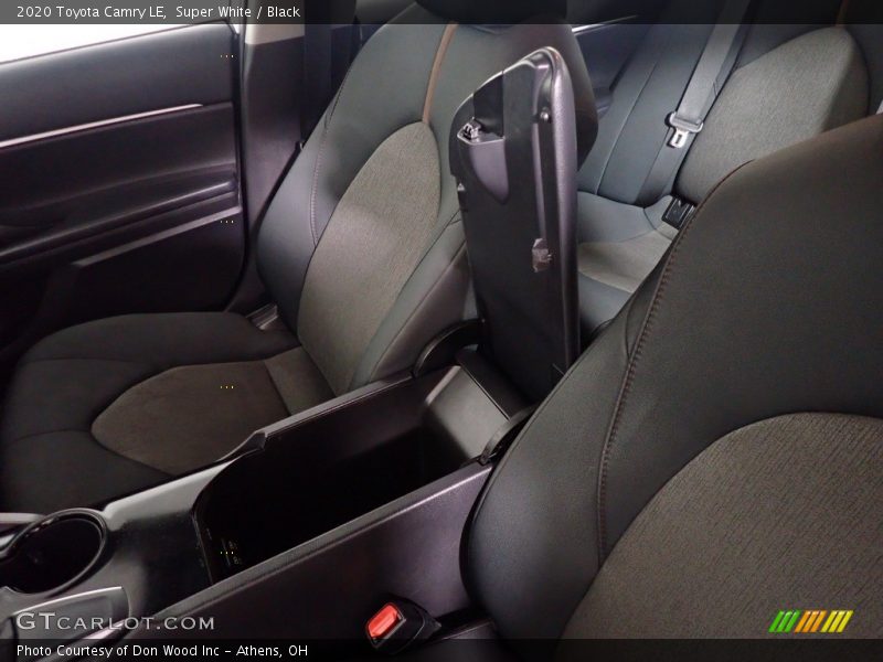 Super White / Black 2020 Toyota Camry LE