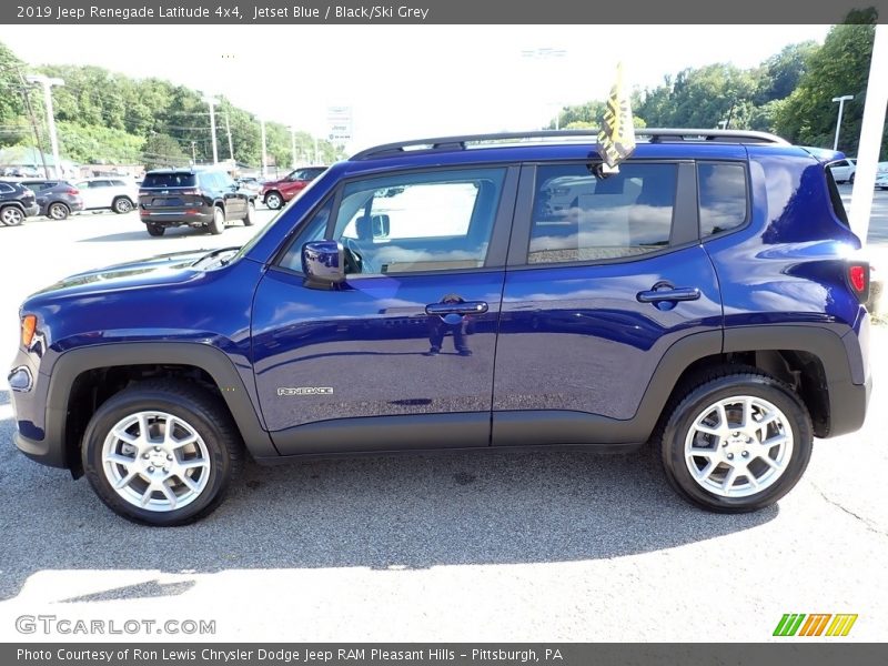 Jetset Blue / Black/Ski Grey 2019 Jeep Renegade Latitude 4x4