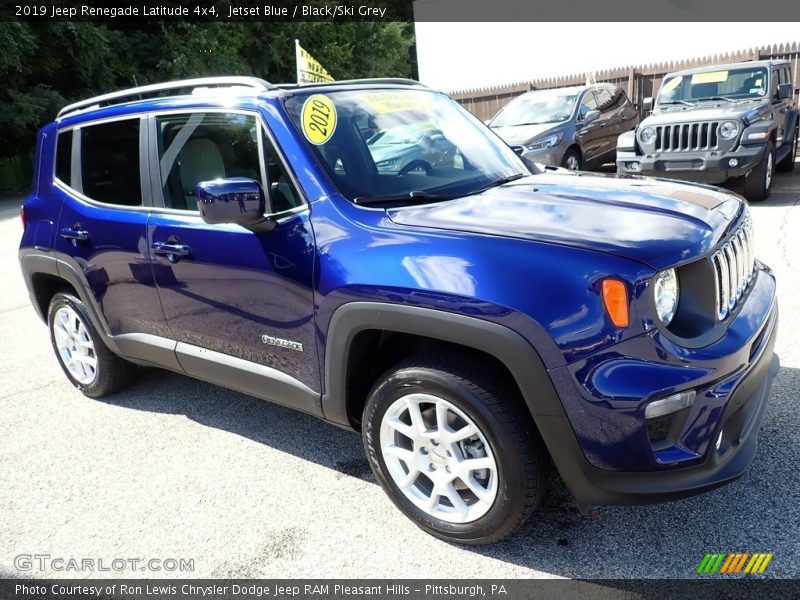 Jetset Blue / Black/Ski Grey 2019 Jeep Renegade Latitude 4x4