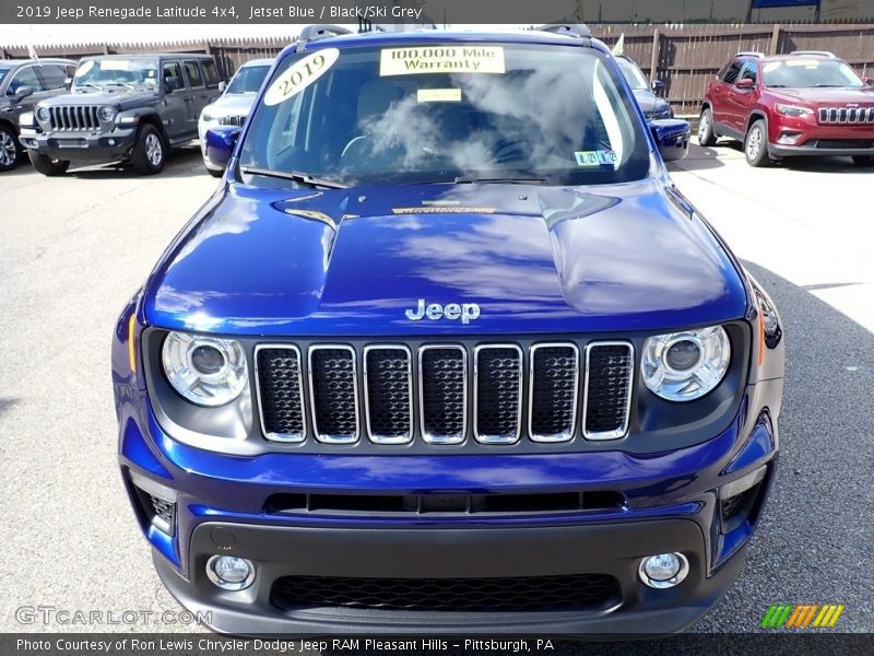 Jetset Blue / Black/Ski Grey 2019 Jeep Renegade Latitude 4x4