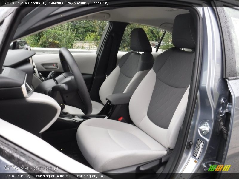 Front Seat of 2020 Corolla LE