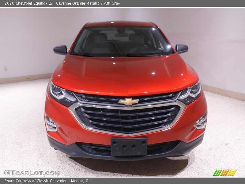 Cayenne Orange Metallic / Ash Gray 2020 Chevrolet Equinox LS