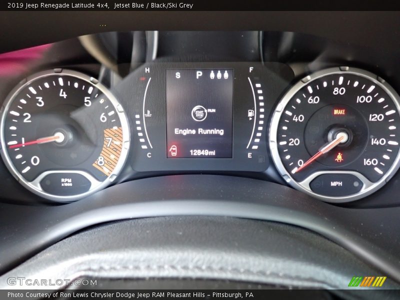 Jetset Blue / Black/Ski Grey 2019 Jeep Renegade Latitude 4x4