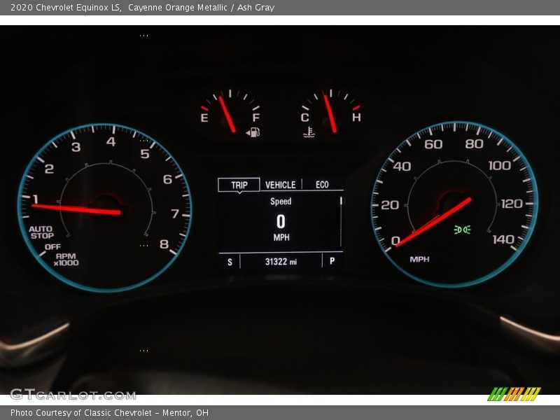 Cayenne Orange Metallic / Ash Gray 2020 Chevrolet Equinox LS