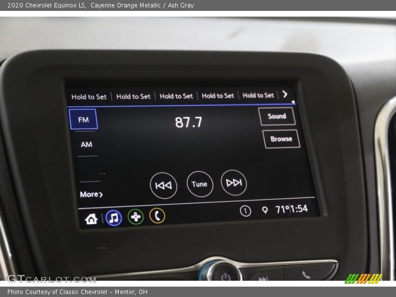 Cayenne Orange Metallic / Ash Gray 2020 Chevrolet Equinox LS