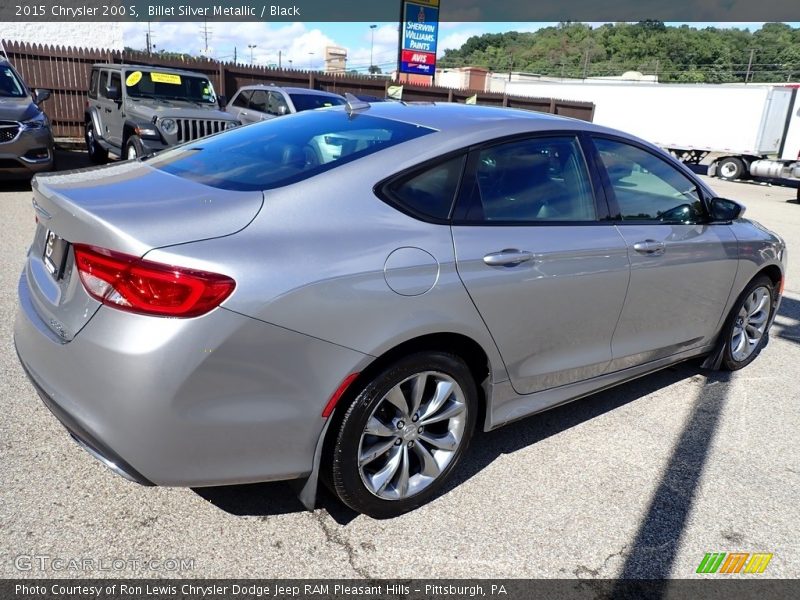 Billet Silver Metallic / Black 2015 Chrysler 200 S