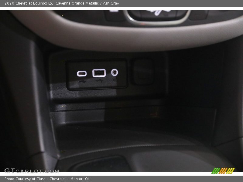 Cayenne Orange Metallic / Ash Gray 2020 Chevrolet Equinox LS