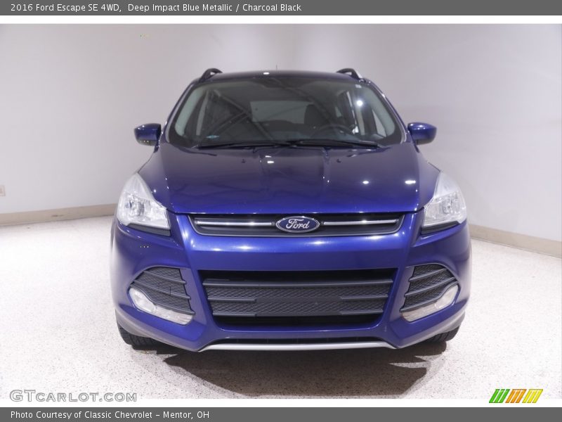 Deep Impact Blue Metallic / Charcoal Black 2016 Ford Escape SE 4WD