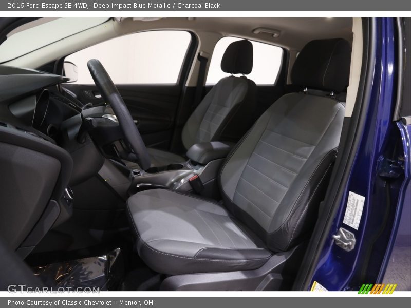 Deep Impact Blue Metallic / Charcoal Black 2016 Ford Escape SE 4WD