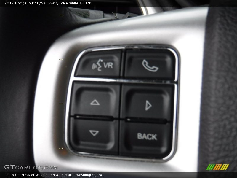 Vice White / Black 2017 Dodge Journey SXT AWD