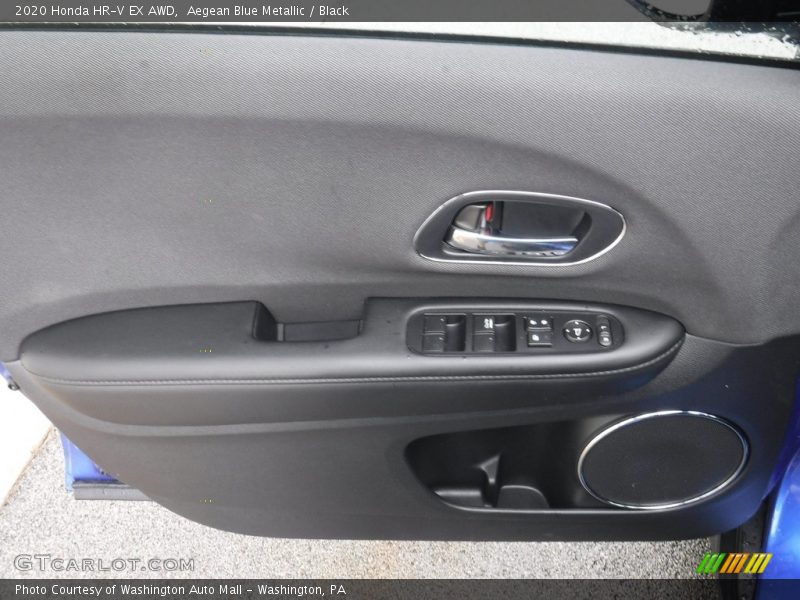 Aegean Blue Metallic / Black 2020 Honda HR-V EX AWD