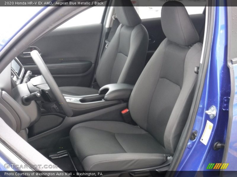 Aegean Blue Metallic / Black 2020 Honda HR-V EX AWD