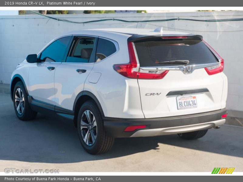 Platinum White Pearl / Ivory 2019 Honda CR-V LX