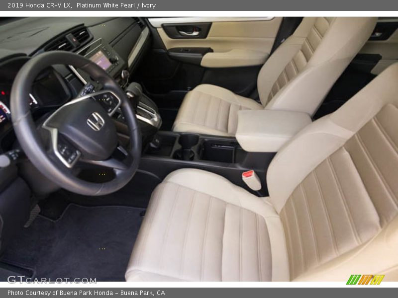 Platinum White Pearl / Ivory 2019 Honda CR-V LX