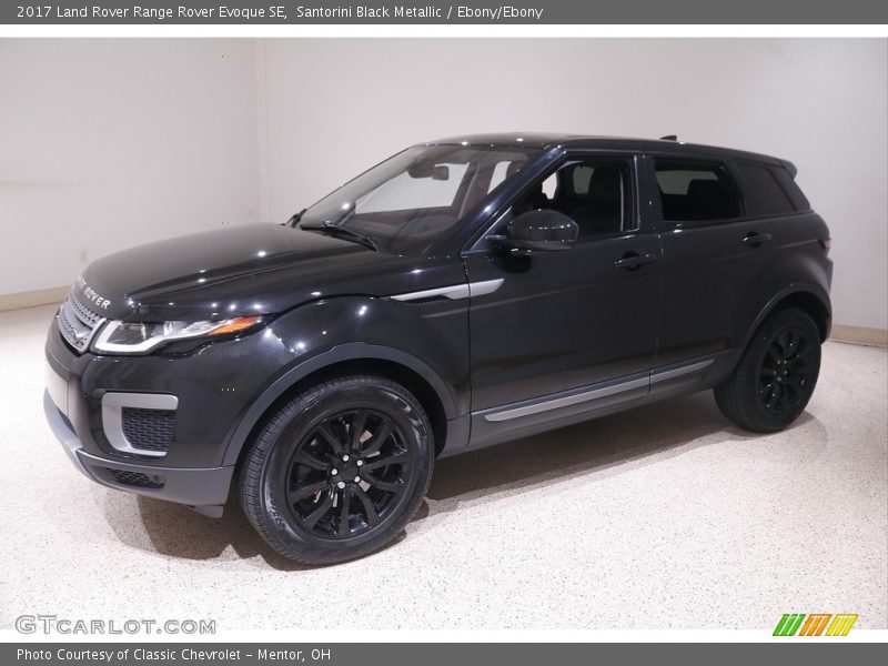 Santorini Black Metallic / Ebony/Ebony 2017 Land Rover Range Rover Evoque SE