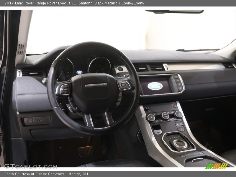 Santorini Black Metallic / Ebony/Ebony 2017 Land Rover Range Rover Evoque SE