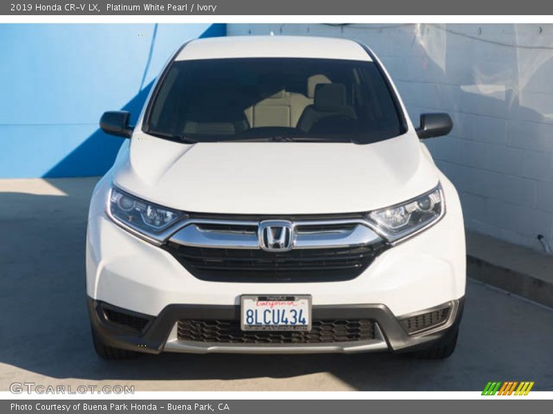 Platinum White Pearl / Ivory 2019 Honda CR-V LX