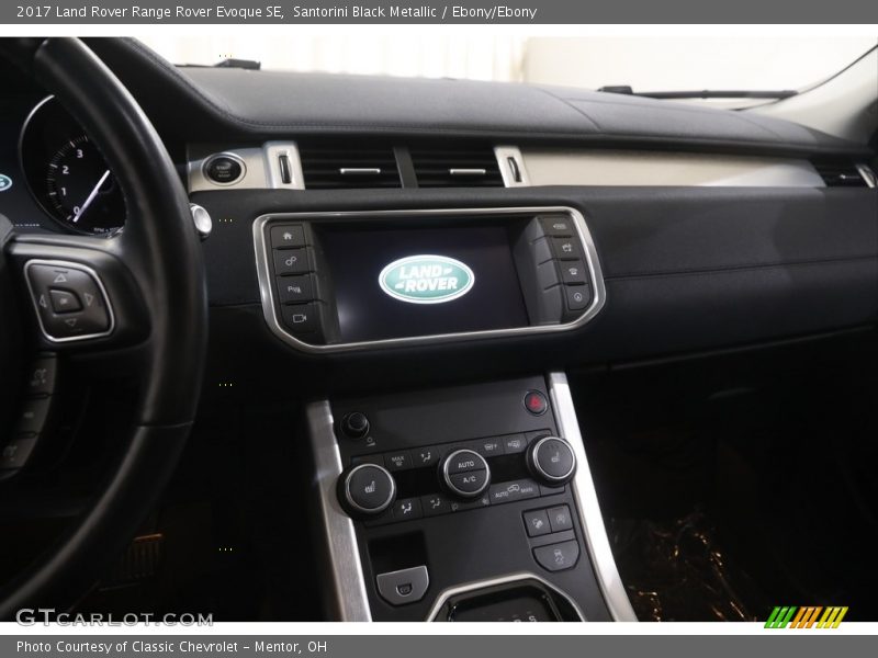 Santorini Black Metallic / Ebony/Ebony 2017 Land Rover Range Rover Evoque SE