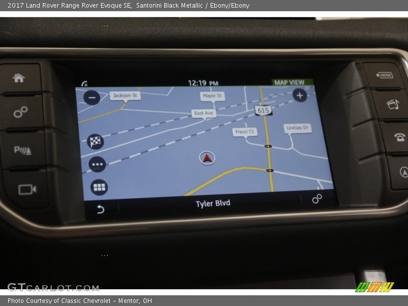 Santorini Black Metallic / Ebony/Ebony 2017 Land Rover Range Rover Evoque SE