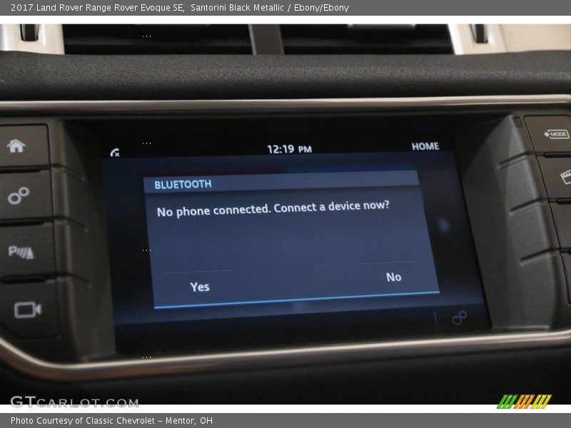 Santorini Black Metallic / Ebony/Ebony 2017 Land Rover Range Rover Evoque SE