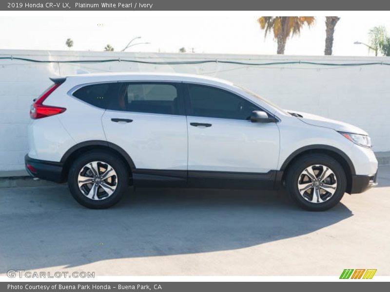 Platinum White Pearl / Ivory 2019 Honda CR-V LX