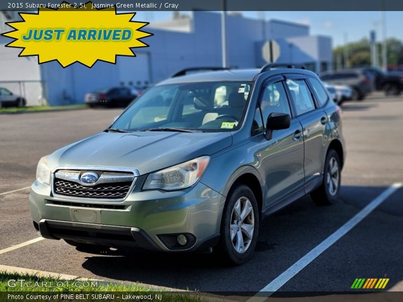 Jasmine Green Metallic / Gray 2015 Subaru Forester 2.5i