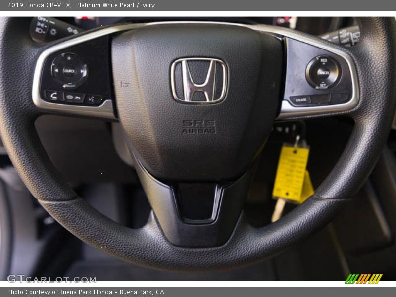 Platinum White Pearl / Ivory 2019 Honda CR-V LX