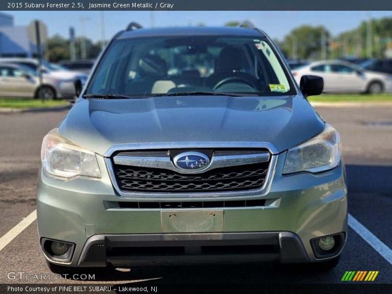 Jasmine Green Metallic / Gray 2015 Subaru Forester 2.5i