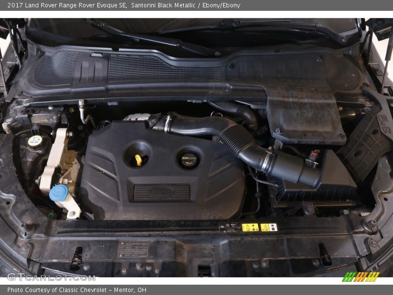 Santorini Black Metallic / Ebony/Ebony 2017 Land Rover Range Rover Evoque SE