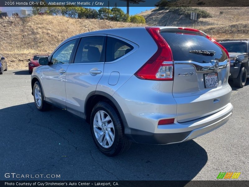 Alabaster Silver Metallic / Gray 2016 Honda CR-V EX