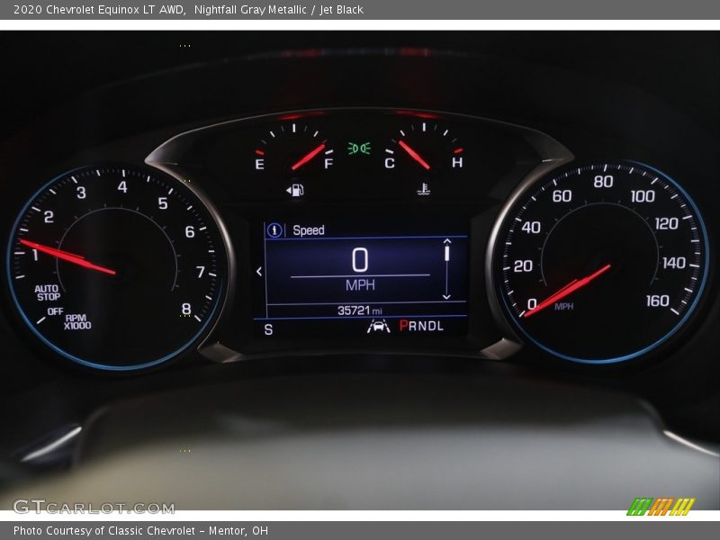 Nightfall Gray Metallic / Jet Black 2020 Chevrolet Equinox LT AWD