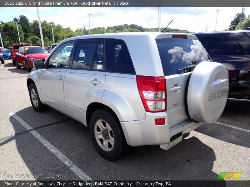 Quicksilver Metallic / Black 2010 Suzuki Grand Vitara Premium 4x4