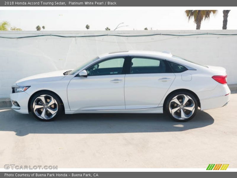 Platinum White Pearl / Black 2018 Honda Accord Touring Sedan
