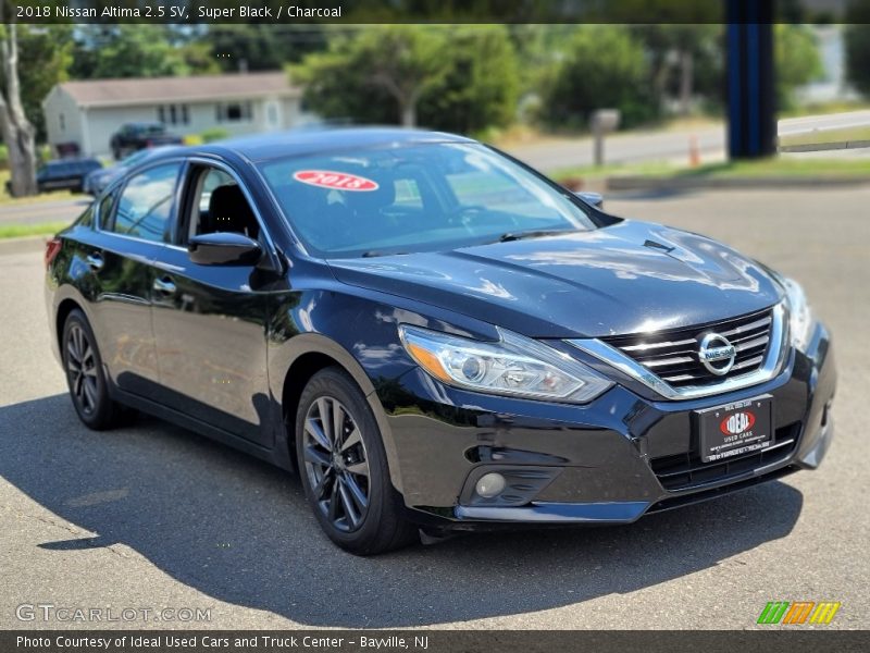 Super Black / Charcoal 2018 Nissan Altima 2.5 SV