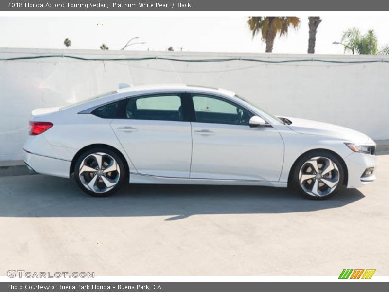 Platinum White Pearl / Black 2018 Honda Accord Touring Sedan