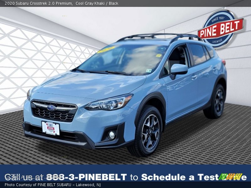 Cool Gray Khaki / Black 2020 Subaru Crosstrek 2.0 Premium