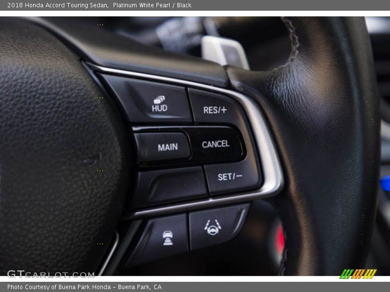 Platinum White Pearl / Black 2018 Honda Accord Touring Sedan