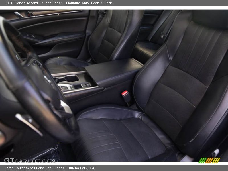 Platinum White Pearl / Black 2018 Honda Accord Touring Sedan