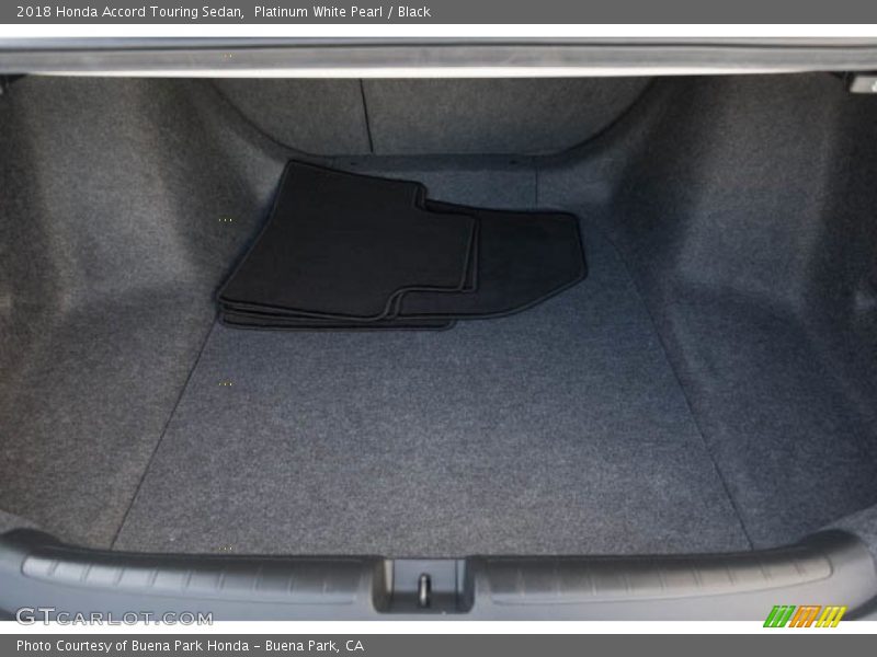 Platinum White Pearl / Black 2018 Honda Accord Touring Sedan