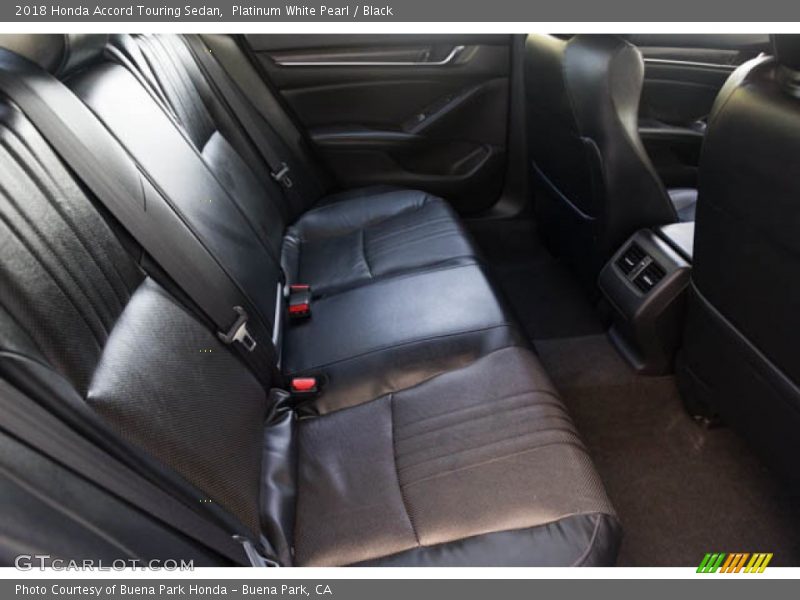 Platinum White Pearl / Black 2018 Honda Accord Touring Sedan