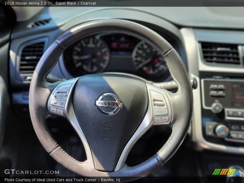 Super Black / Charcoal 2018 Nissan Altima 2.5 SV