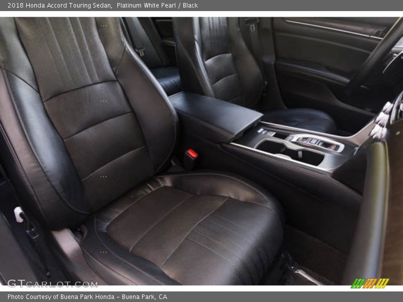 Platinum White Pearl / Black 2018 Honda Accord Touring Sedan