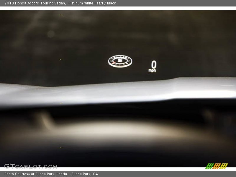Platinum White Pearl / Black 2018 Honda Accord Touring Sedan