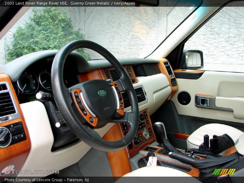 Giverny Green Metallic / Ivory/Aspen 2003 Land Rover Range Rover HSE