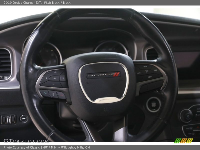 Pitch Black / Black 2019 Dodge Charger SXT