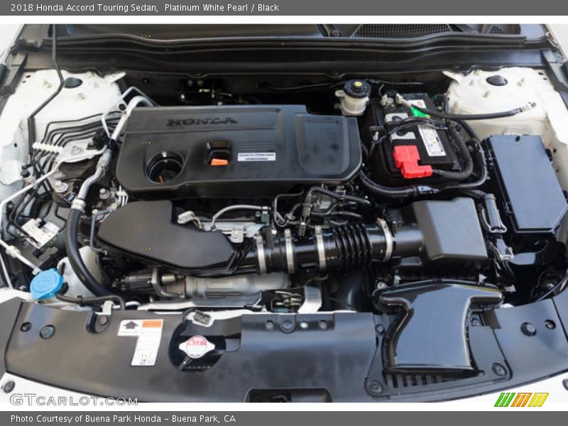 Platinum White Pearl / Black 2018 Honda Accord Touring Sedan