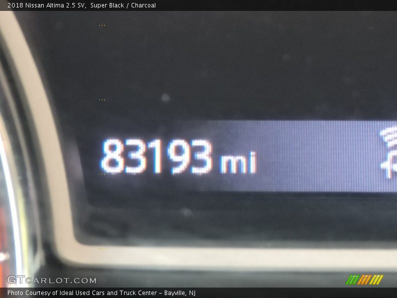 Super Black / Charcoal 2018 Nissan Altima 2.5 SV